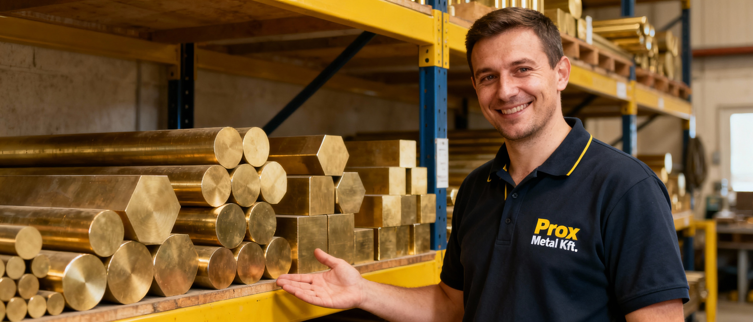 Prox Metal Kft. raktár 35+ tonna sárgaréz rúd készlettel - CuZn39Pb3 CuZn40Pb2 kerek hatszög négyzet sárgaréz rudak - professzionális sárgaréz beszállító Magyarország Budapest